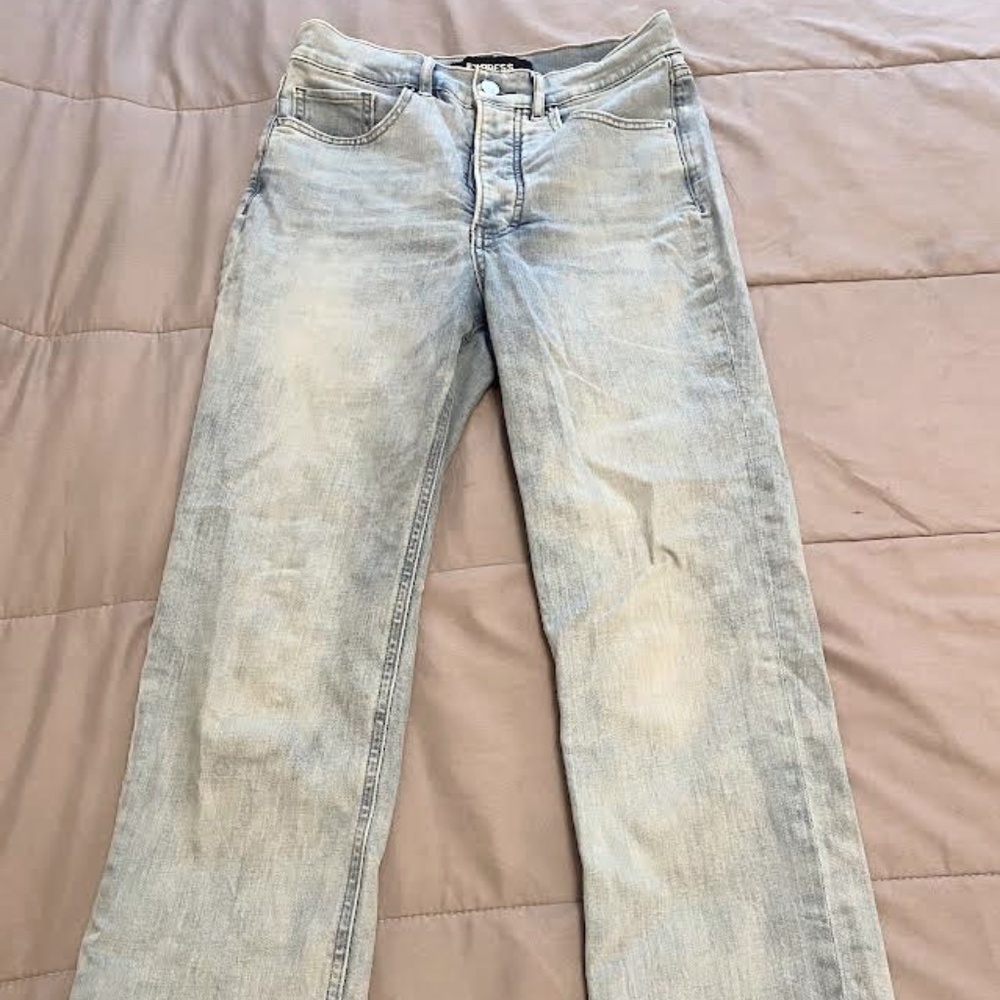 Express straight leg jeans